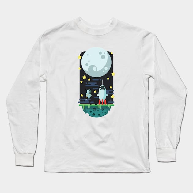 universe Long Sleeve T-Shirt by BlackOwl